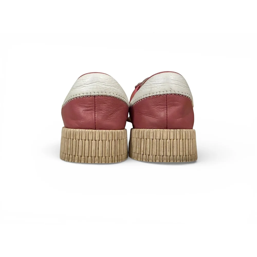 adidas Originals Womens Sambarose Trace Maroon/Cloud White/Linen) Sz 7.5 - Picture 8 of 9